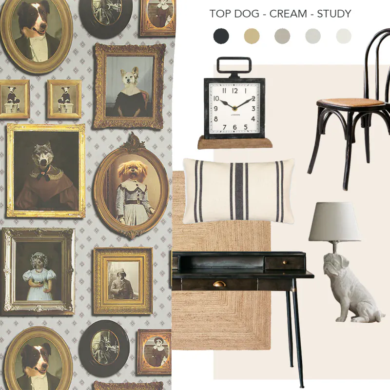 Top Dog tapet cream