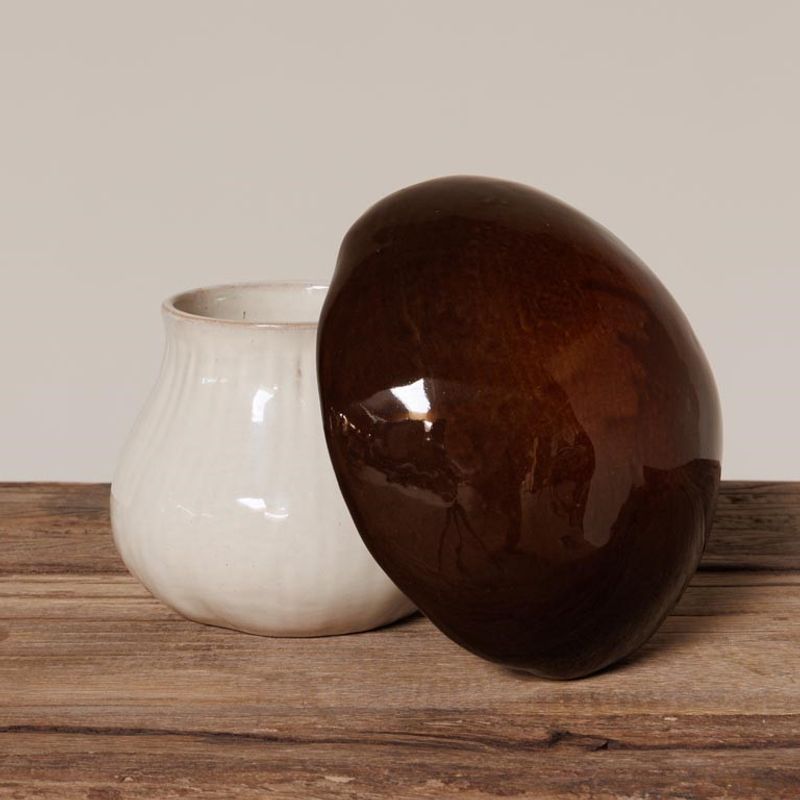 Krukke med lokk Sopp. Mushroom Jar