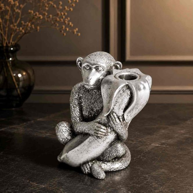 Hovedbilde Monkey lysestake med banan