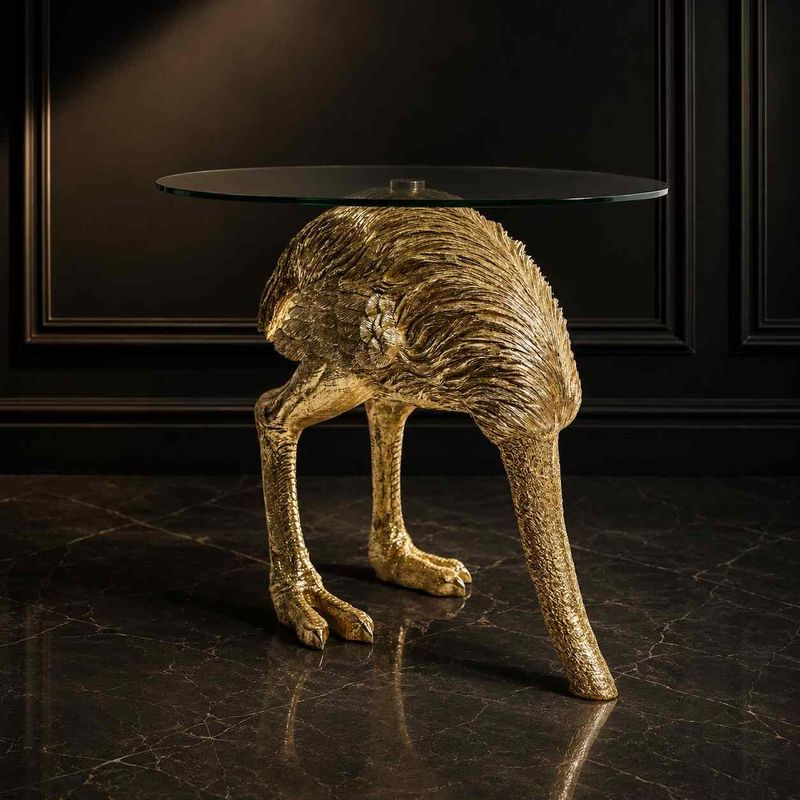 Hiding Ostrich sidebord, Struts bord