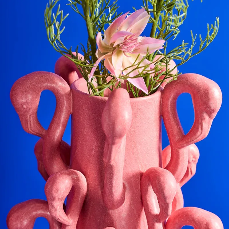 Vase Pinky flamingo 39 cm
