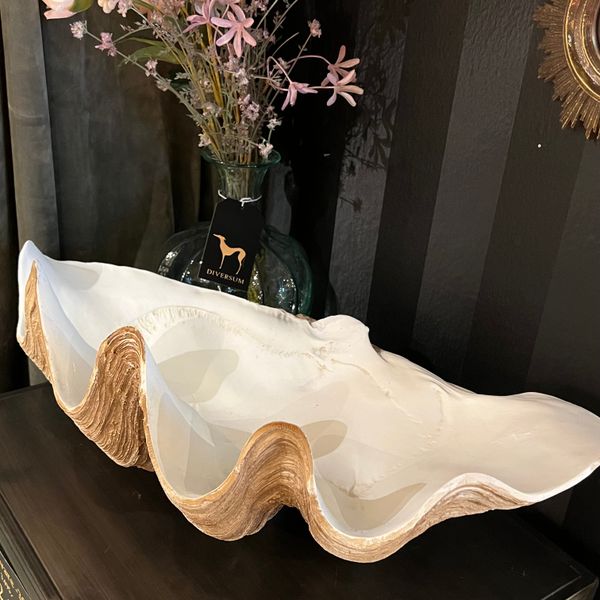 Hovedbilde Stor dekorativ skål med muslingskall Clam Shell