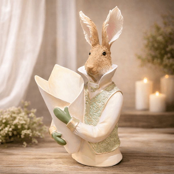 Hovedbilde Hare figur vase