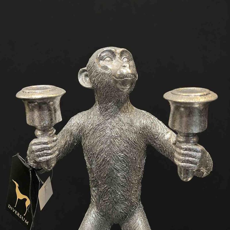 Monkey lysestake sølv