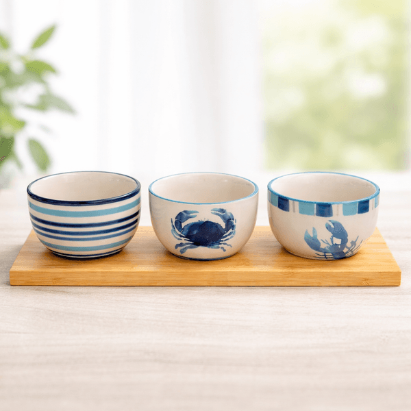 Hovedbilde Snackskåler på trefjøl, Marina