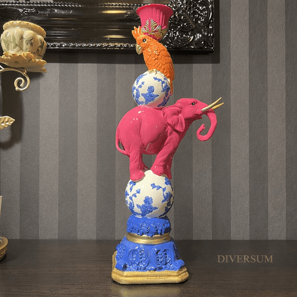 Hovedbilde Lysestake Elefant Sirkus