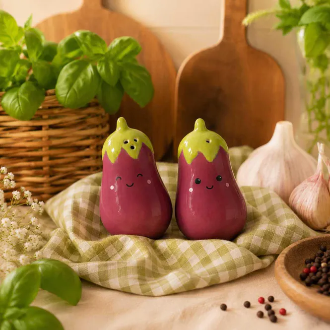 Hovedbilde Aubergine Salt og Pepper Sett
