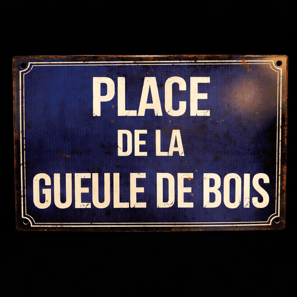 Hovedbilde Fransk metallskilt 