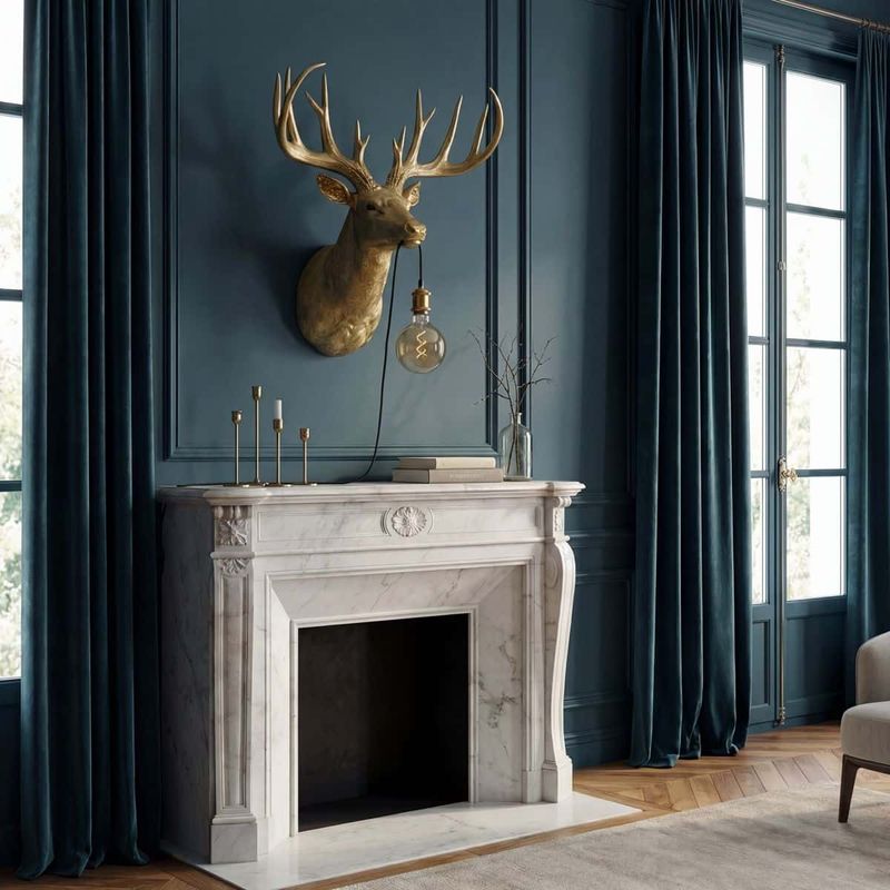 Harry Stag Gold vegglampe