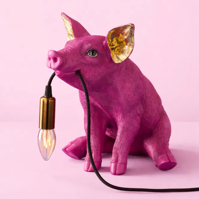 Hovedbilde Piggy Pink  bordlampe