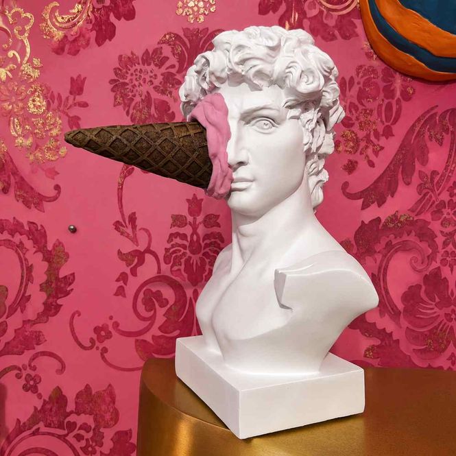 Hovedbilde David Ice Cream Bust Pink