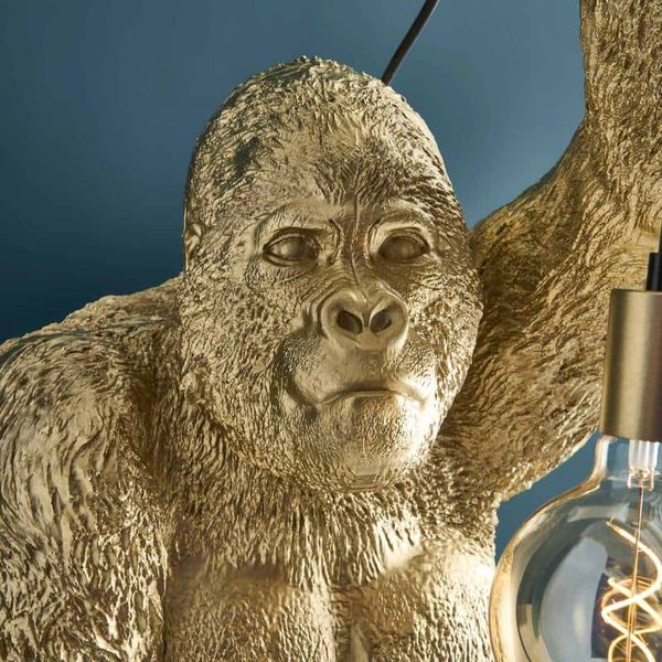 Hovedbilde Jungle Jack vegglampe Gorilla Gold