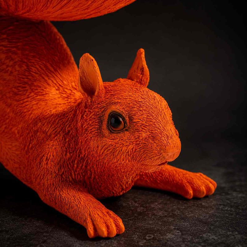 Atomic Orange Squirrel Bowl